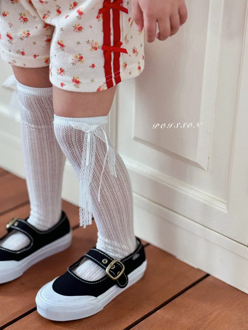 Poisson - Korean Children Fashion - #kidzfashiontrend - Blanc Lace Socks - 6
