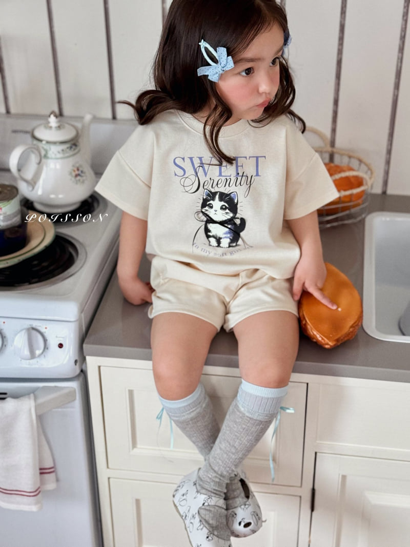 Poisson - Korean Children Fashion - #kidzfashiontrend - Sweet Cat Set-Up - 6