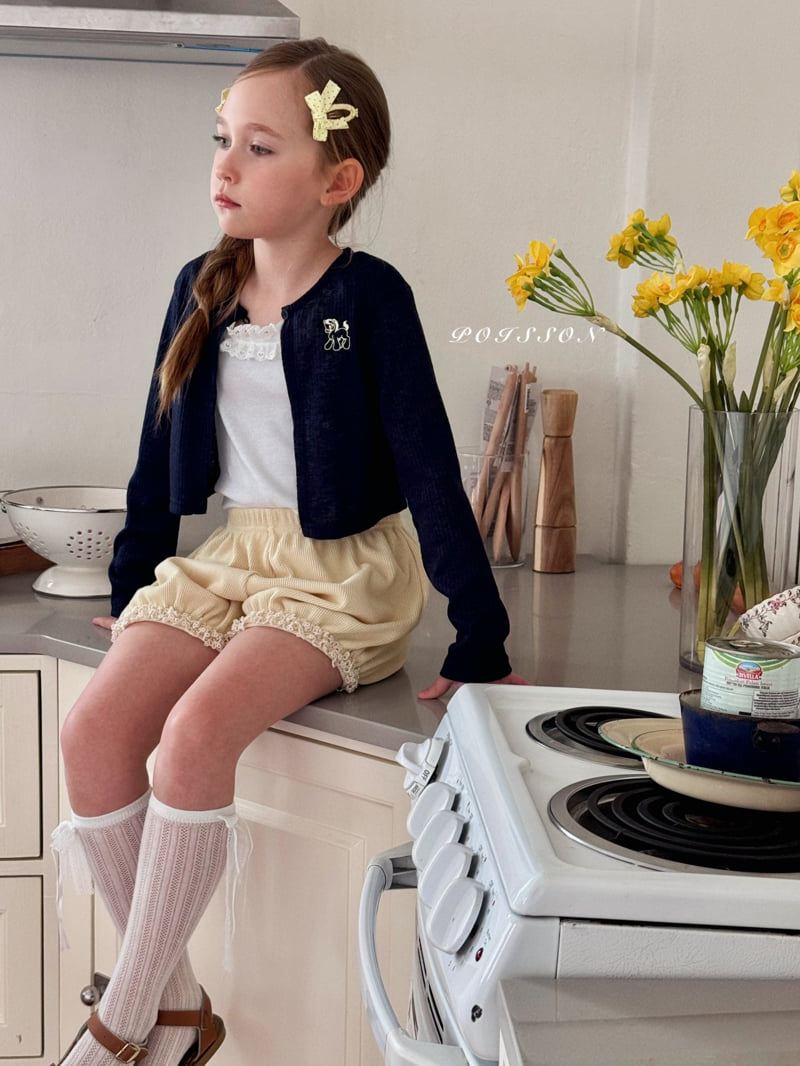 Poisson - Korean Children Fashion - #littlefashionista - Waffle Pumpkin Shorts - 10