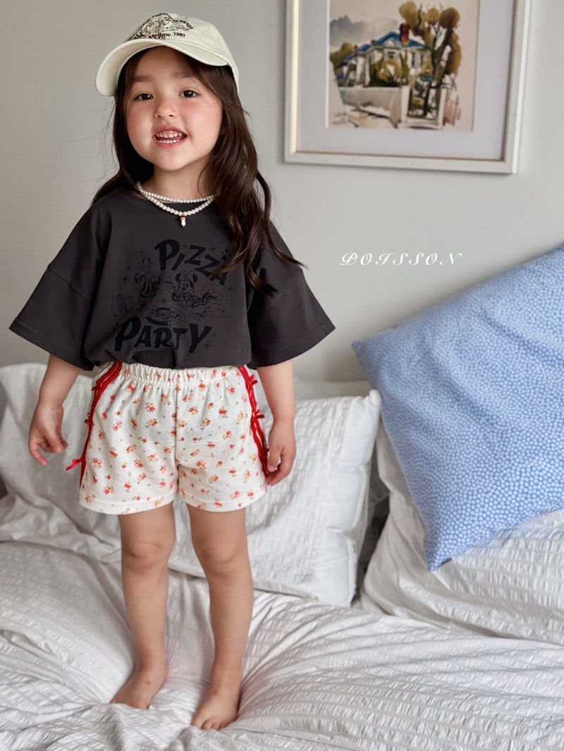 Poisson - Korean Children Fashion - #magicofchildhood - Mickey Pizza Tee - 6