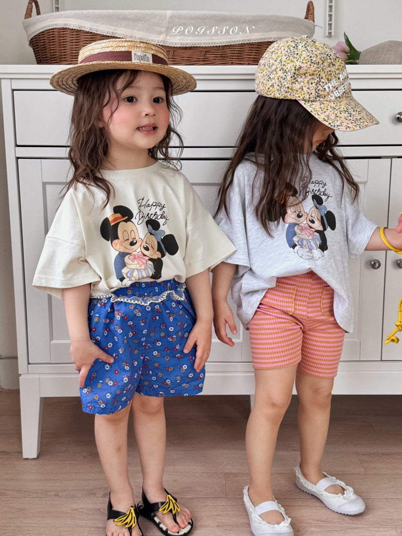 Poisson - Korean Children Fashion - #magicofchildhood - Mickey Happy Tee - 5