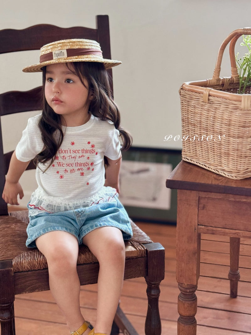 Poisson - Korean Children Fashion - #magicofchildhood - Bloom Frill Tee - 8