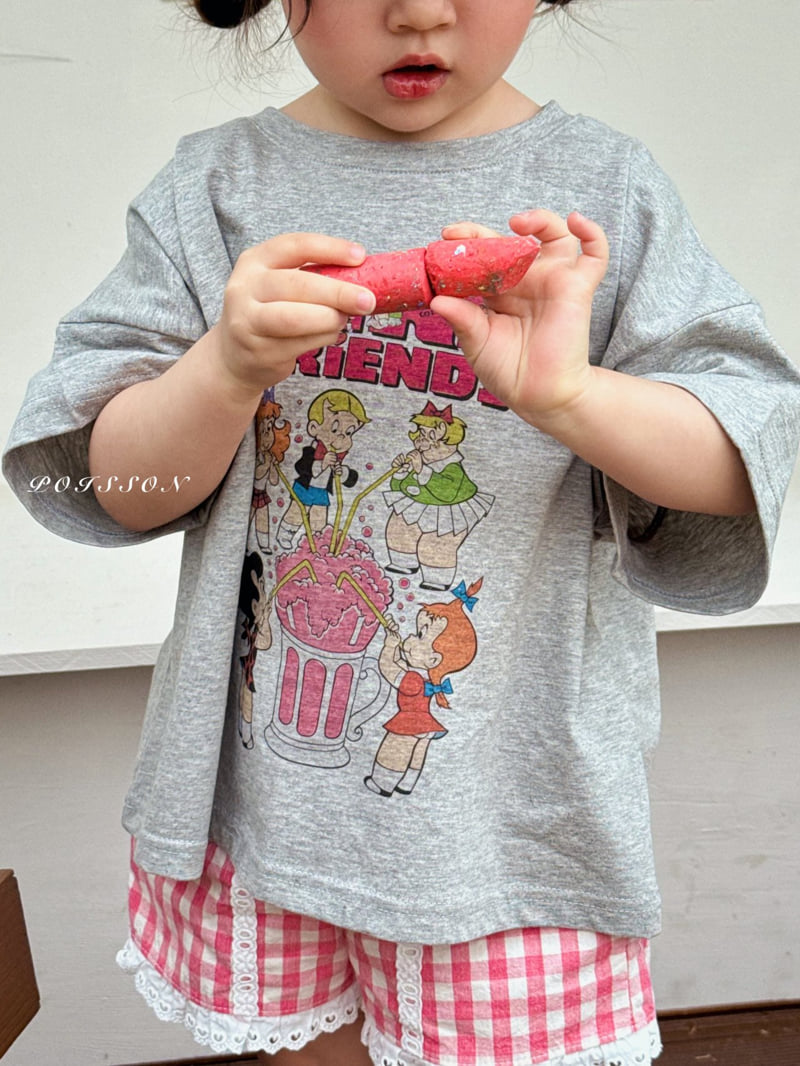 Poisson - Korean Children Fashion - #minifashionista - Girlfriends Tee - 12