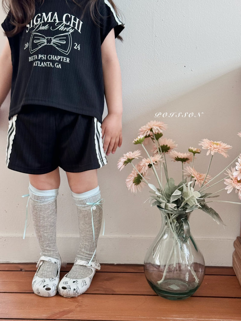 Poisson - Korean Children Fashion - #minifashionista - Two-Tone Long Socks - 6