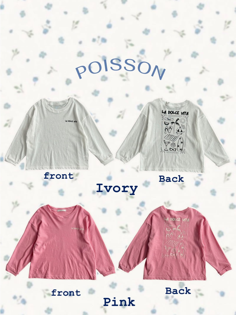 Poisson - Korean Children Fashion - #minifashionista - Air Cotton Tee - 4