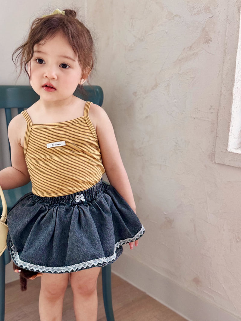 Poisson - Korean Children Fashion - #prettylittlegirls - Stripe Top - 2