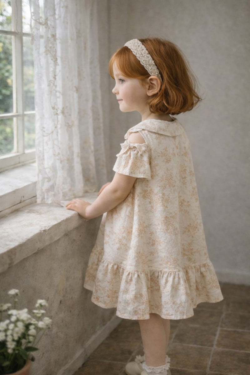 Pudding - Korean Children Fashion - #childofig - Collar One-piece - 8