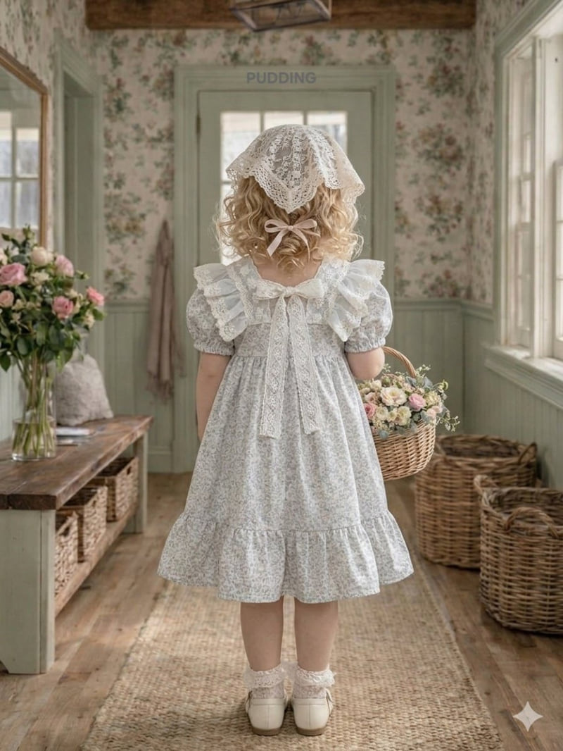 Pudding - Korean Children Fashion - #childofig - Flower One-piece - 7