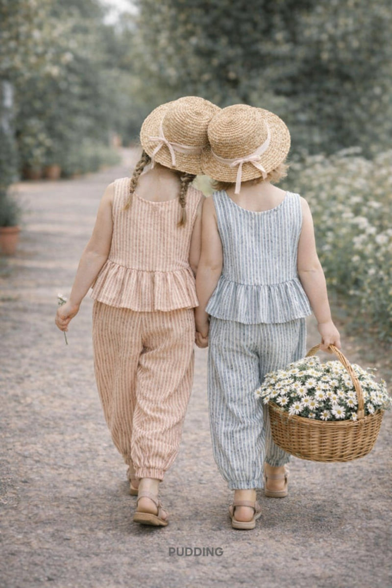 Pudding - Korean Children Fashion - #childofig - Stripe Set - 3