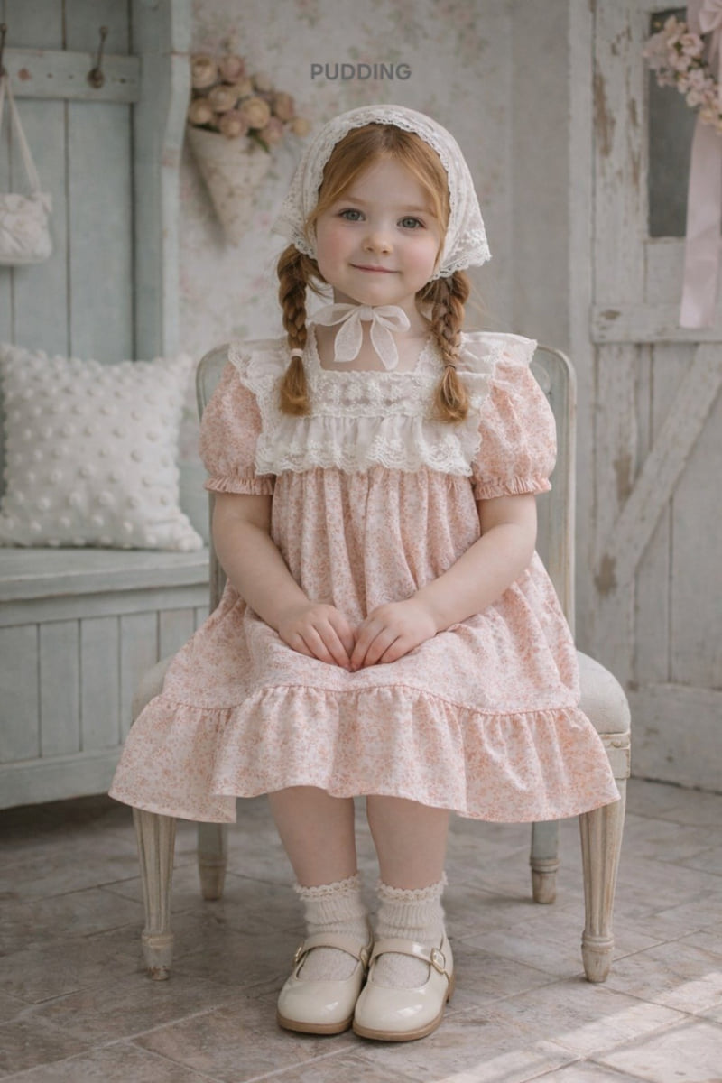 Pudding - Korean Children Fashion - #childrensboutique - Flower One-piece - 8