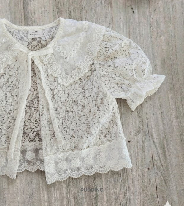 Pudding - Korean Children Fashion - #designkidswear - See-through Cardigan - 3
