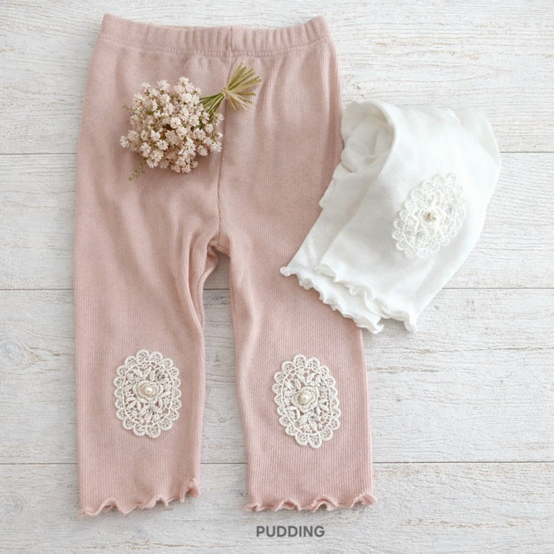 Pudding - Korean Children Fashion - #discoveringself - Patch Leggings