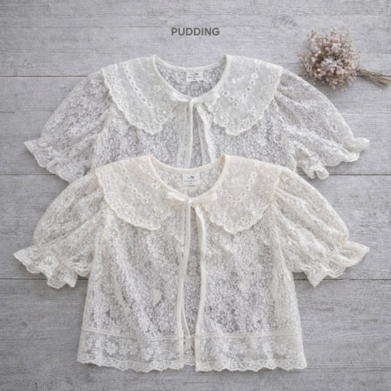 Pudding - Korean Children Fashion - #kidsshorts - See-through Cardigan - 6