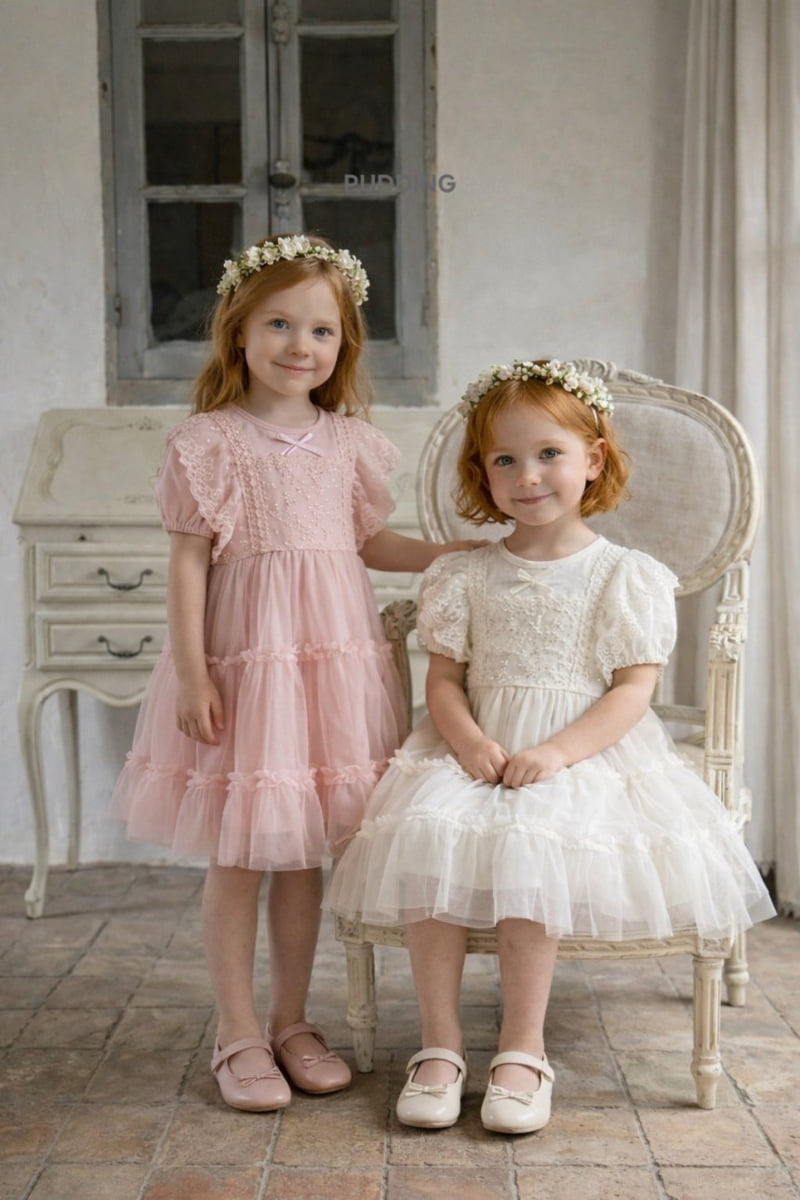 Pudding - Korean Children Fashion - #kidsstore - Frill One-piece - 2