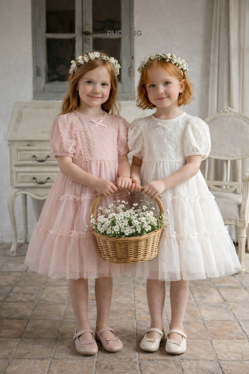 Pudding - Korean Children Fashion - #kidzfashiontrend - Frill One-piece - 3
