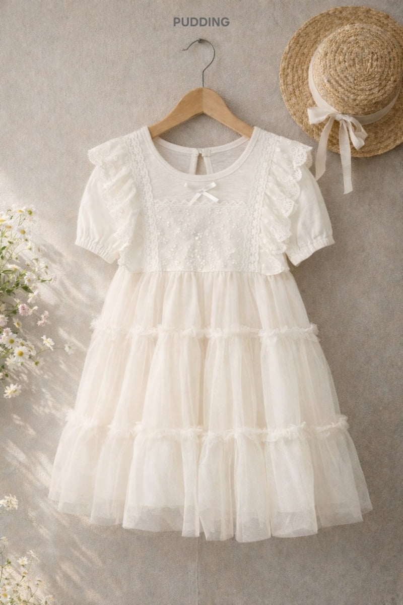 Pudding - Korean Children Fashion - #littlefashionista - Frill One-piece - 5