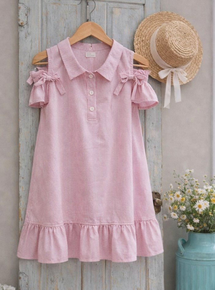 Pudding - Korean Children Fashion - #littlefashionista - Collar One-piece