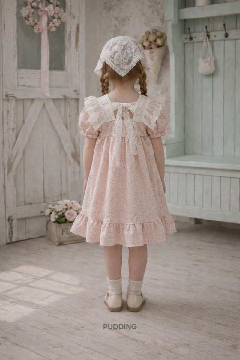 Pudding - Korean Children Fashion - #prettylittlegirls - Flower One-piece - 4