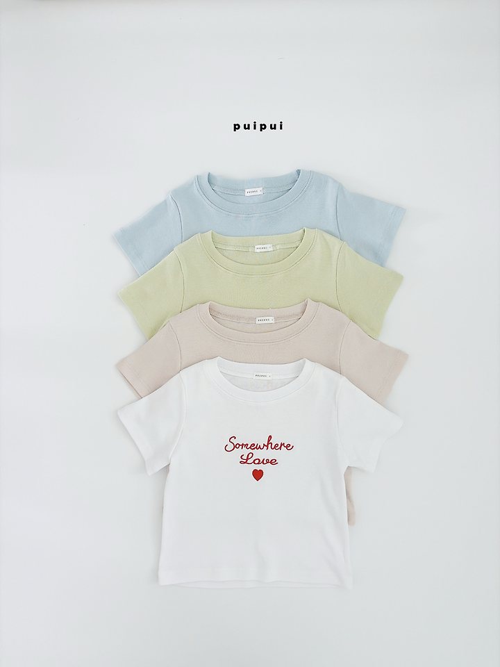 Puipui - Korean Children Fashion - #Kfashion4kids - Summer Love Tee