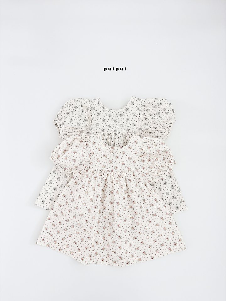 Puipui - Korean Children Fashion - #childofig - Camellia One-piece - 2