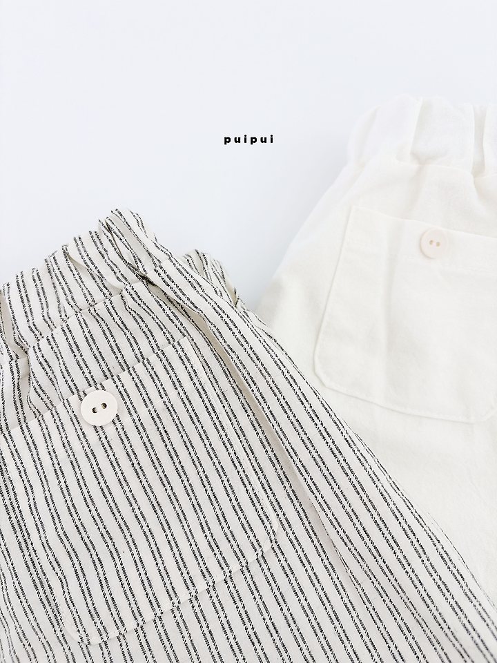 Puipui - Korean Children Fashion - #childrensboutique - Button Shorts - 5