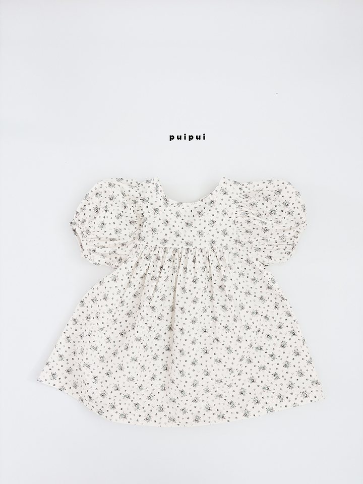 Puipui - Korean Children Fashion - #childofig - Camellia One-piece - 4