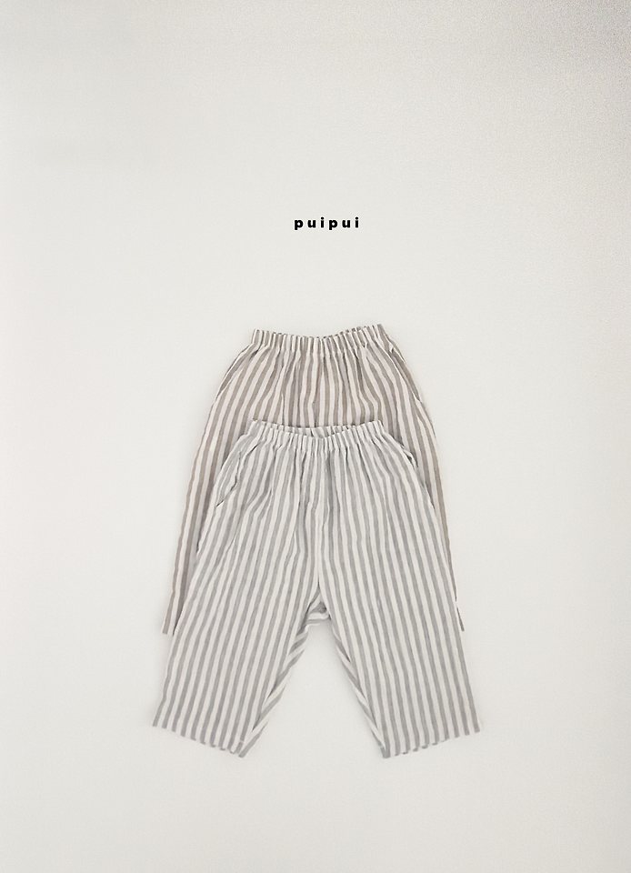 Puipui - Korean Children Fashion - #childrensboutique - Line Stripe Pants - 3