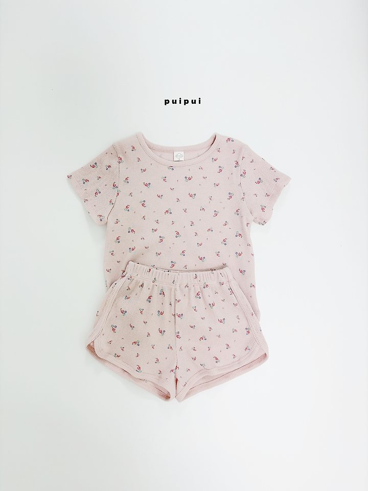 Puipui - Korean Children Fashion - #childrensboutique - Waffle Set - 8