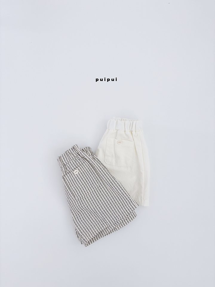 Puipui - Korean Children Fashion - #designkidswear - Button Shorts - 6