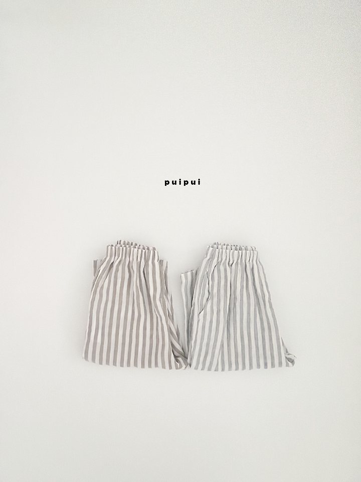 Puipui - Korean Children Fashion - #childrensboutique - Line Stripe Pants - 4