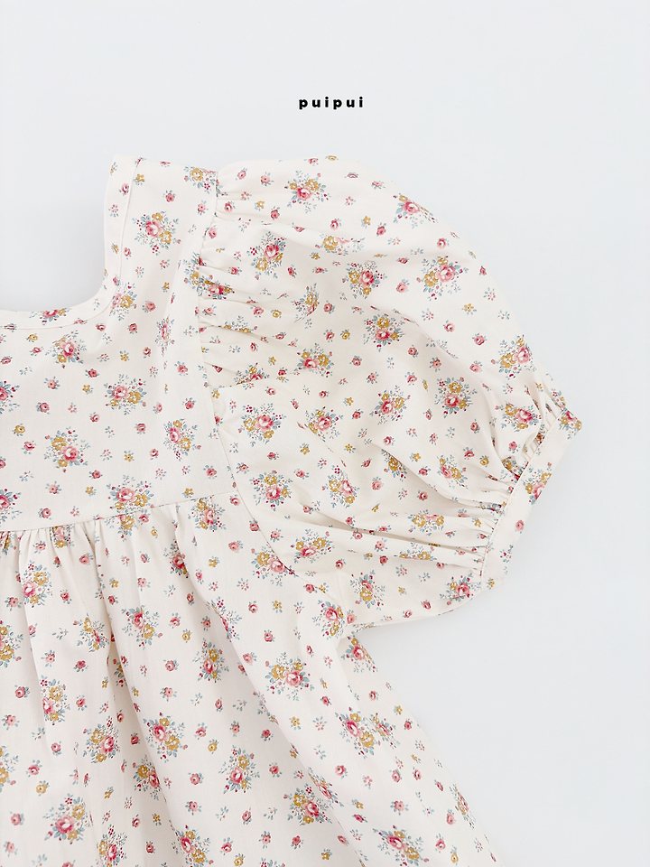 Puipui - Korean Children Fashion - #discoveringself - Camellia One-piece - 6