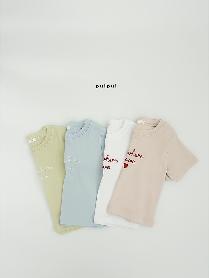 Puipui - Korean Children Fashion - #discoveringself - Summer Love Tee - 12