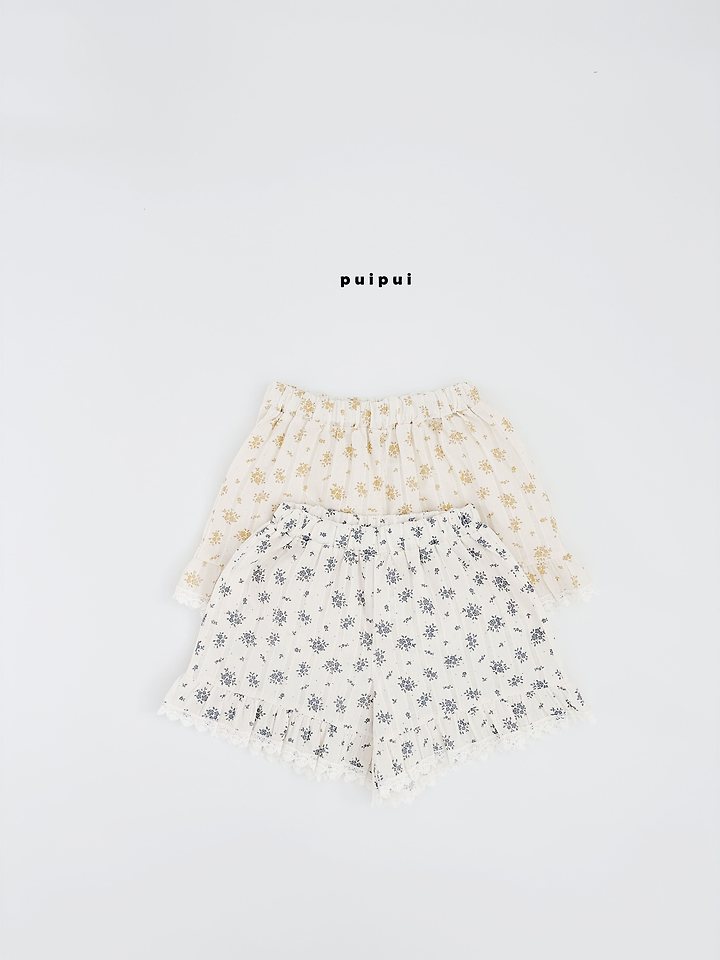 Puipui - Korean Children Fashion - #designkidswear - Cotton Shorts - 4