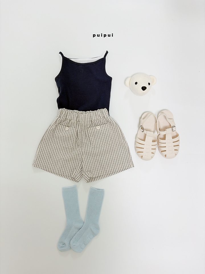 Puipui - Korean Children Fashion - #fashionkids - Button Shorts - 8