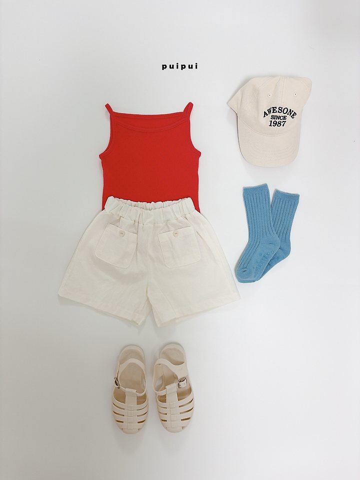 Puipui - Korean Children Fashion - #kidsshorts - Button Shorts - 9