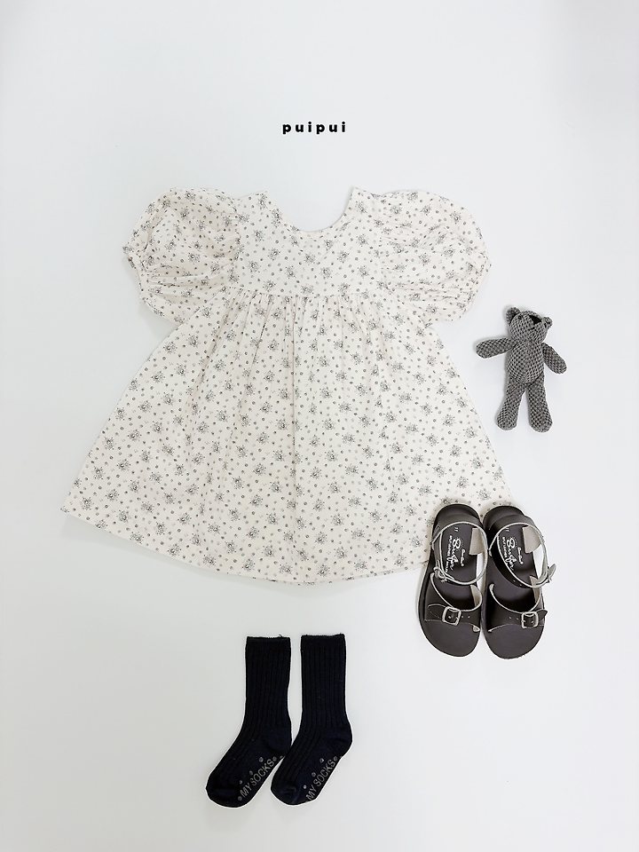 Puipui - Korean Children Fashion - #kidsshorts - Camellia One-piece - 8