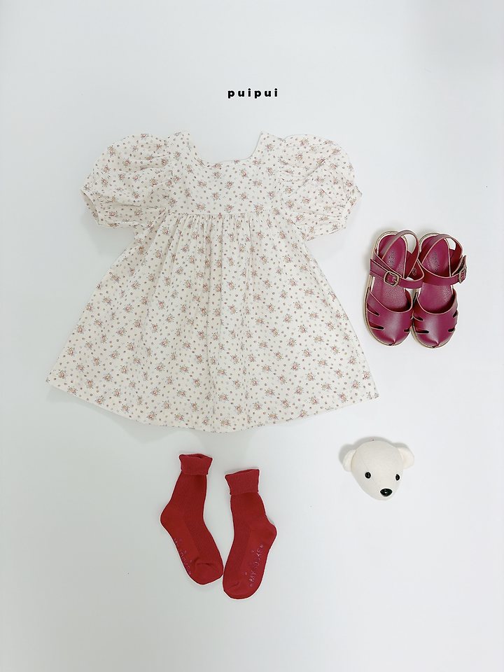 Puipui - Korean Children Fashion - #kidsstore - Camellia One-piece - 9