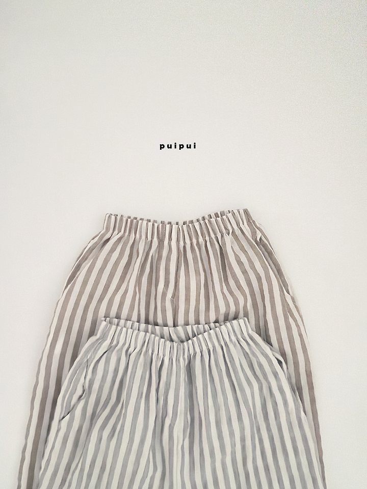 Puipui - Korean Children Fashion - #kidsstore - Line Stripe Pants - 8