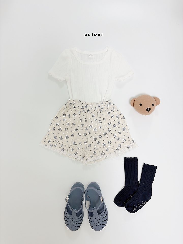 Puipui - Korean Children Fashion - #kidsstore - Cotton Shorts - 7
