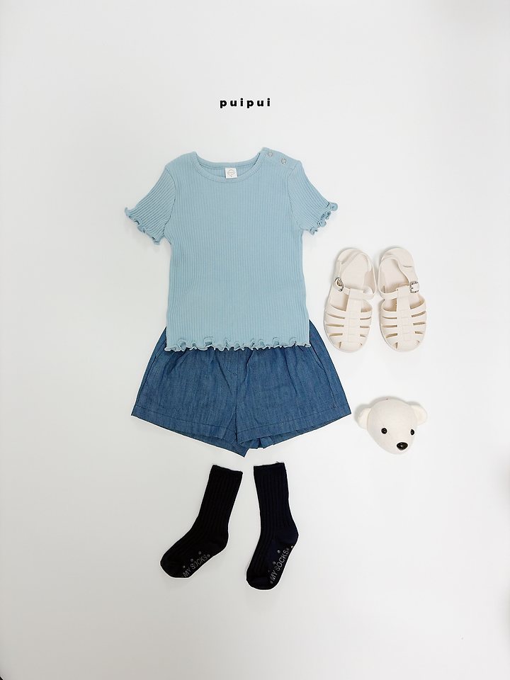 Puipui - Korean Children Fashion - #littlefashionista - Half Pants - 7