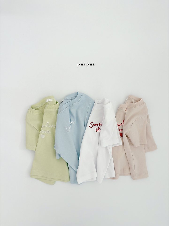 Puipui - Korean Children Fashion - #magicofchildhood - Summer Love Tee - 3