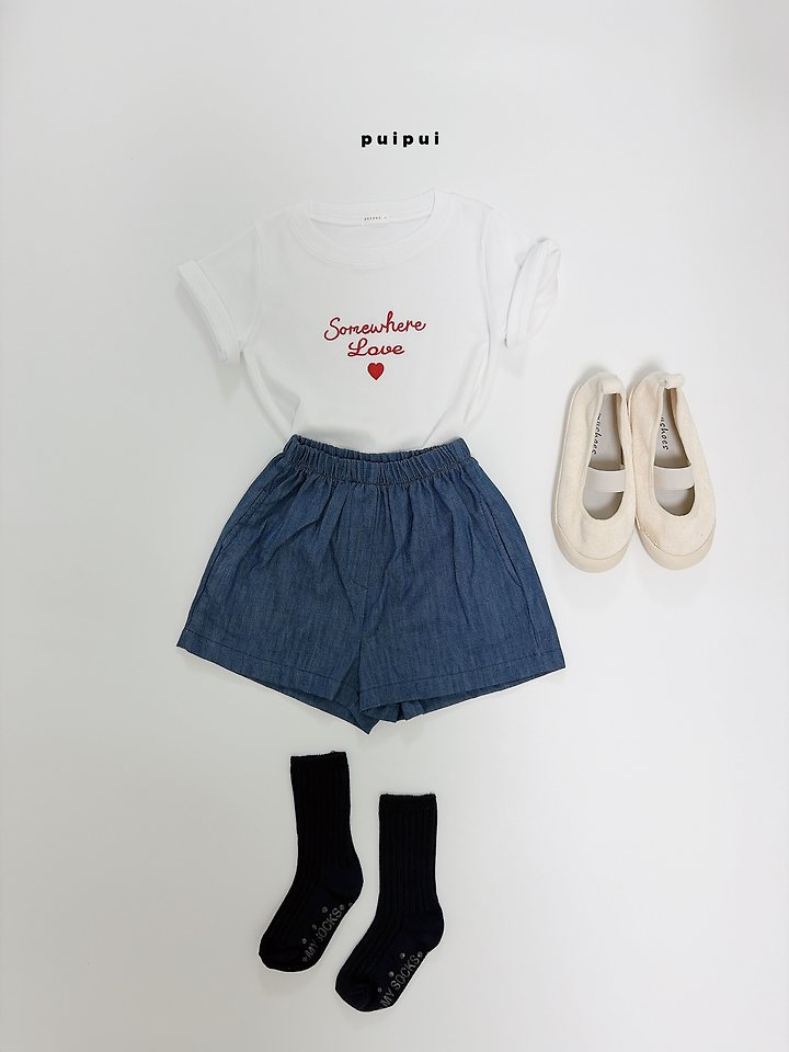 Puipui - Korean Children Fashion - #todddlerfashion - Summer Love Tee - 6