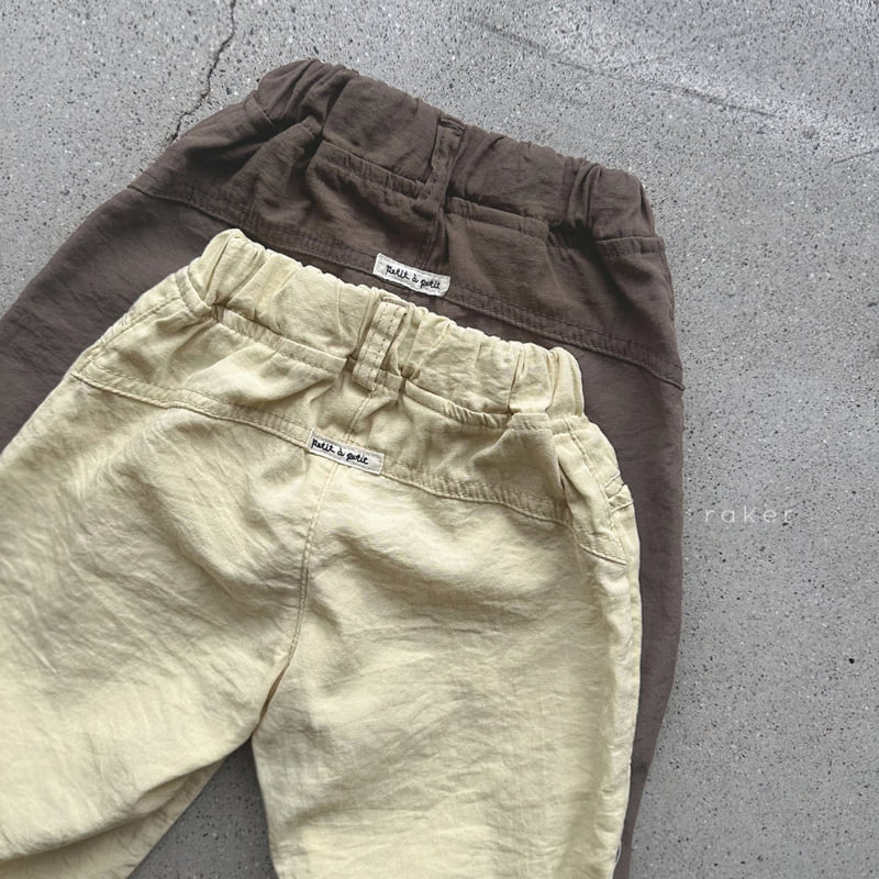 Raker - Korean Children Fashion - #kidzfashiontrend - Lip Pocket Pants - 4