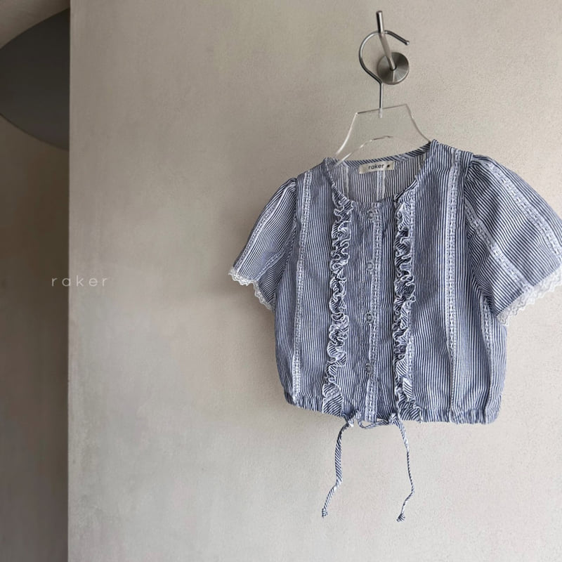 Raker - Korean Children Fashion - #childofig - Ruffle Blouse - 7