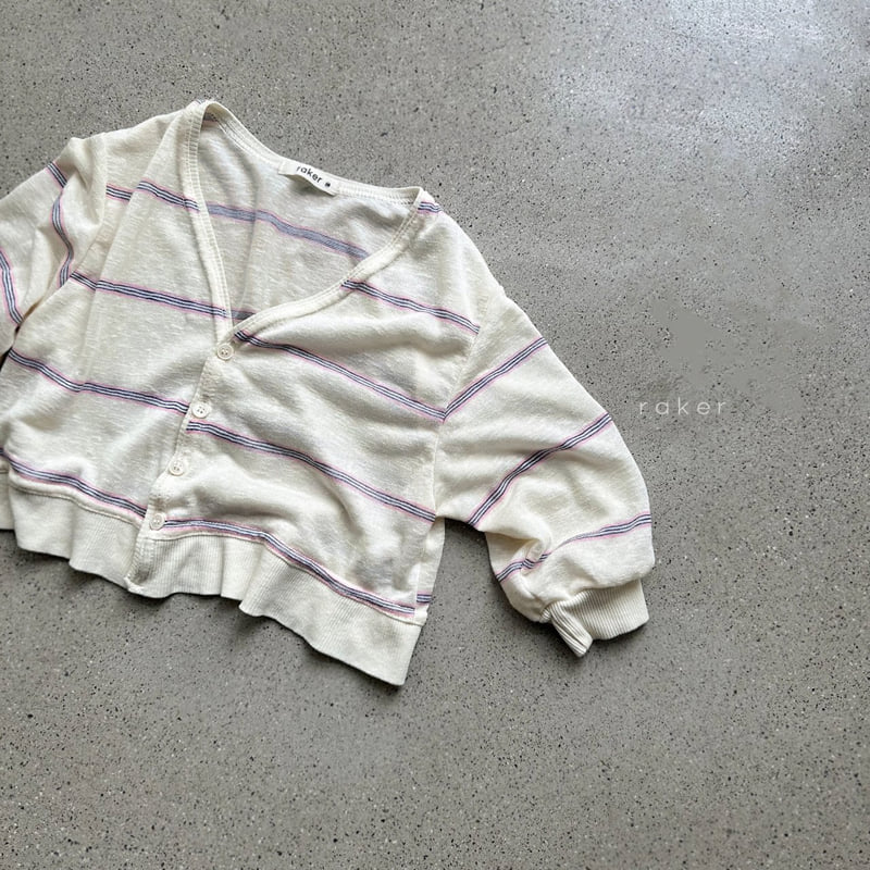 Raker - Korean Children Fashion - #fashionkids - Soda Stripe Cardigan - 2