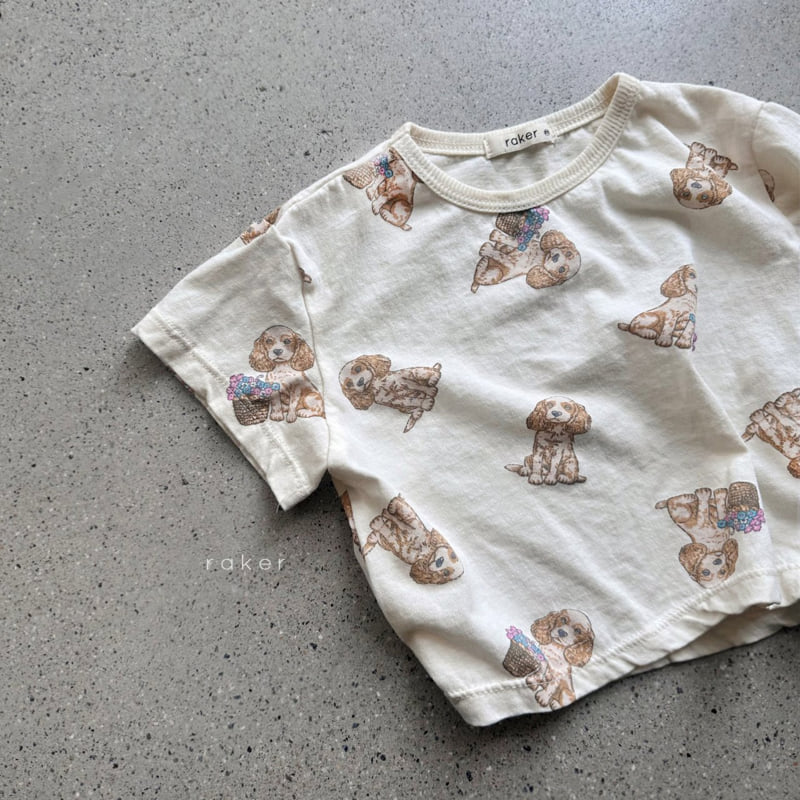 Raker - Korean Children Fashion - #kidsshorts - Puppy Tee - 2