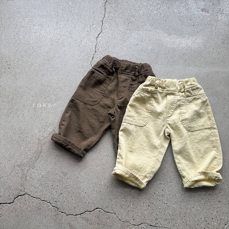 Raker - Korean Children Fashion - #kidsshorts - Lip Pocket Pants