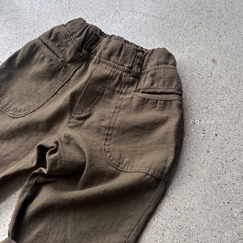 Raker - Korean Children Fashion - #kidzfashiontrend - Lip Pocket Pants - 3