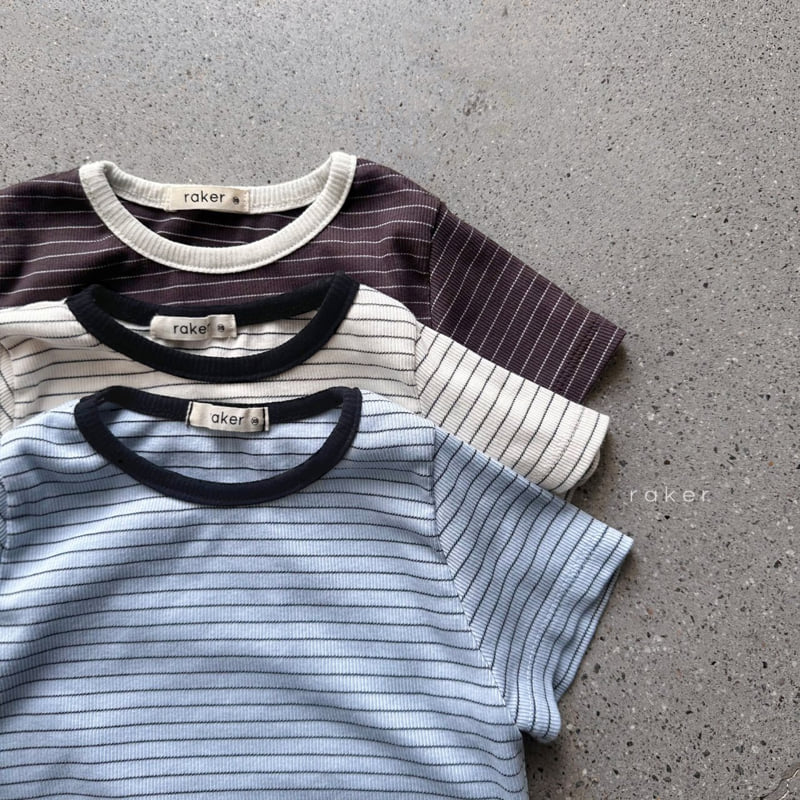 Raker - Korean Children Fashion - #kidzfashiontrend - Cos Stripe Tee - 2
