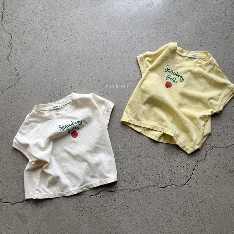 Raker - Korean Children Fashion - #littlefashionista - Strawberry Tee